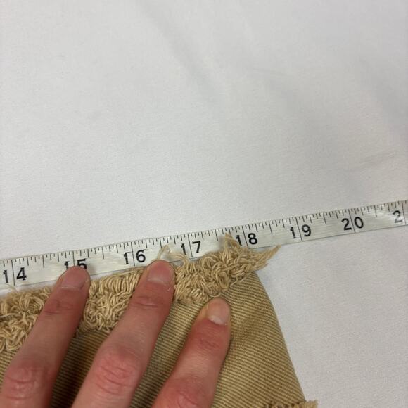 I.AM.GIA Skylar Skirt Raw Hem Pleated Tan Mini Skirt Women's Large Y2K - Picture 4 of 8